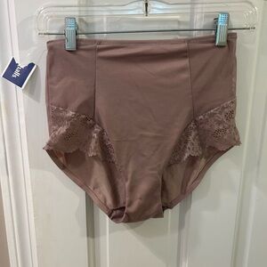 FIT high waisted underwear NWT beige size Medium